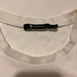 T by Alexander Wang - White 100% Cotton T-Shirt